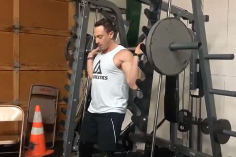 Smith rack squat
