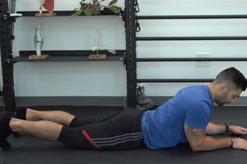 Lie down and stand up